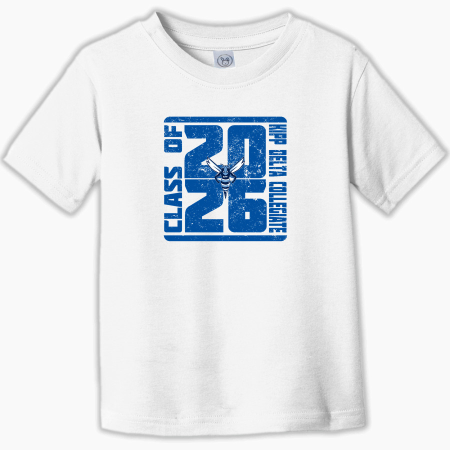 Kipp Delta Collegiate Blue Hornets <span class="pdp-name-mascot">Kipp Delta Collegiate Blue Hornets</span> Rabbit Skins Toddler Fine Jersey T-Shirt