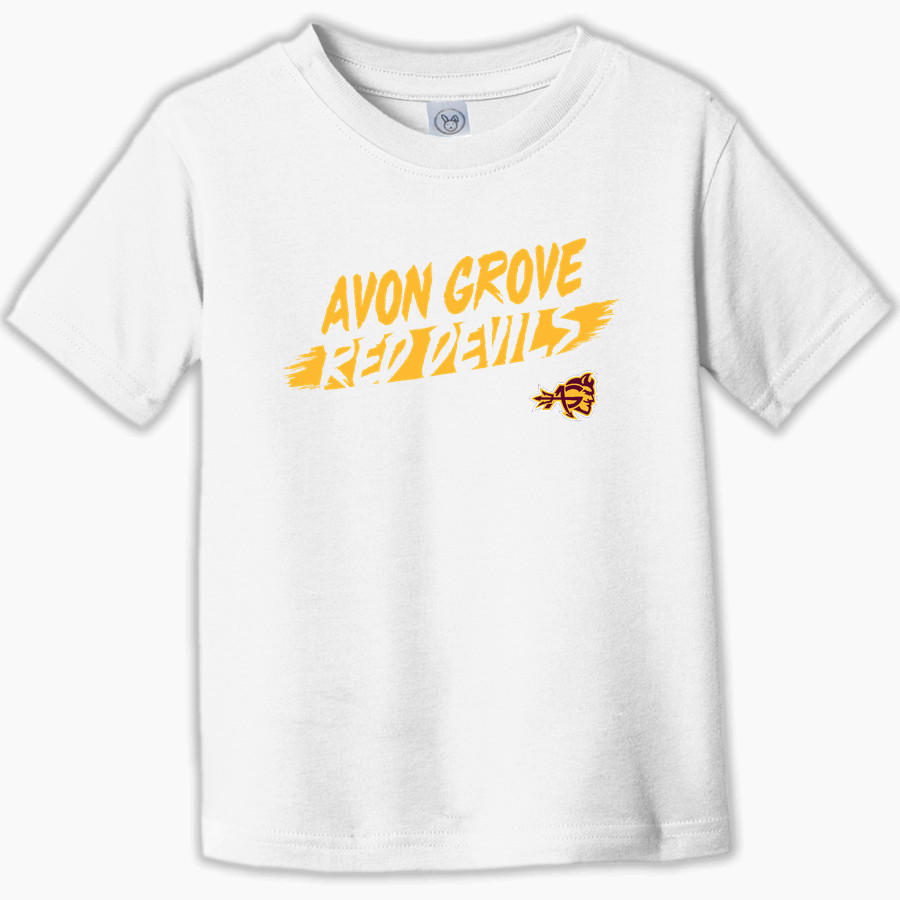 Avon Grove Red Devils <span class="pdp-name-mascot">Avon Grove Red Devils</span> Rabbit Skins Toddler Fine Jersey T-Shirt