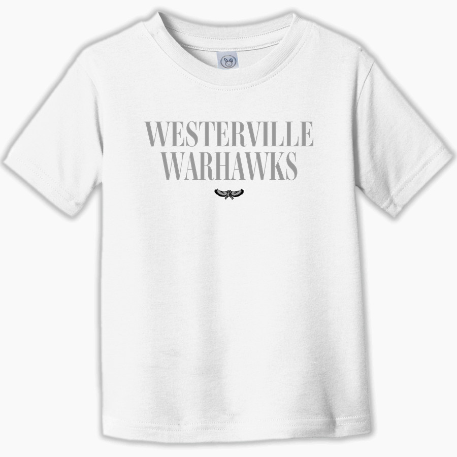 WESTERVILLE CENTRAL WARHAWKS <span class="pdp-name-mascot">WESTERVILLE WARHAWKS</span> Rabbit Skins Toddler Fine Jersey T-Shirt