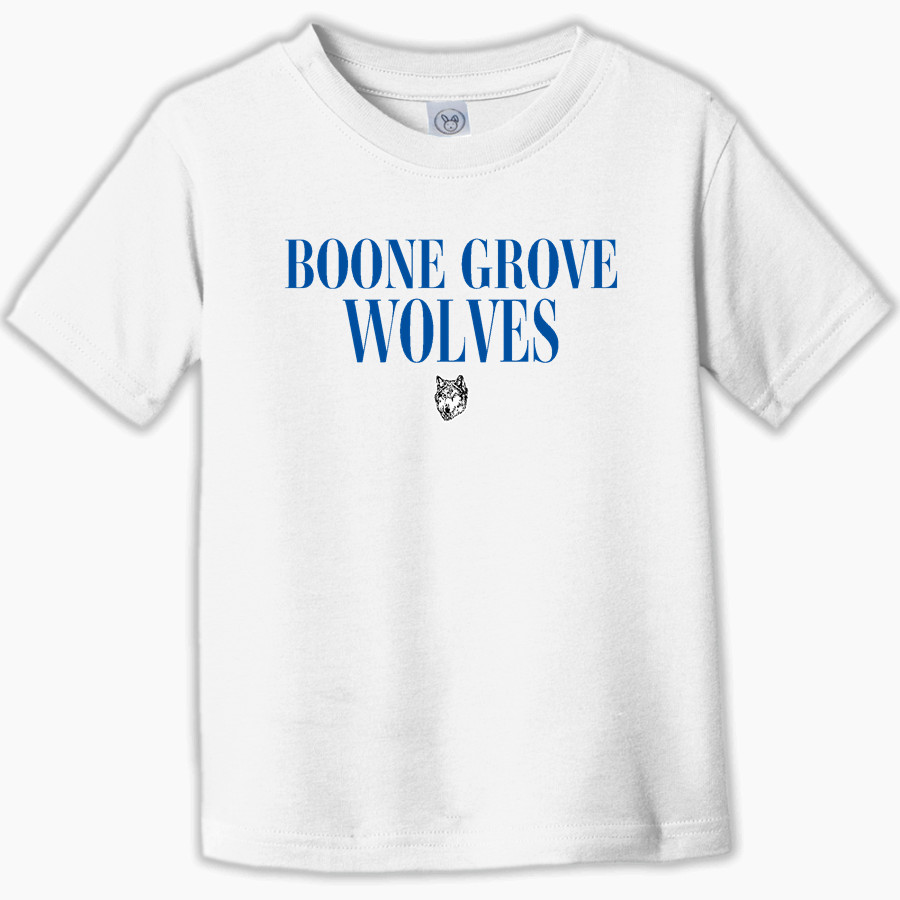 Boone Grove Wolves <span class="pdp-name-mascot">Boone Grove Wolves</span> Rabbit Skins Toddler Fine Jersey T-Shirt
