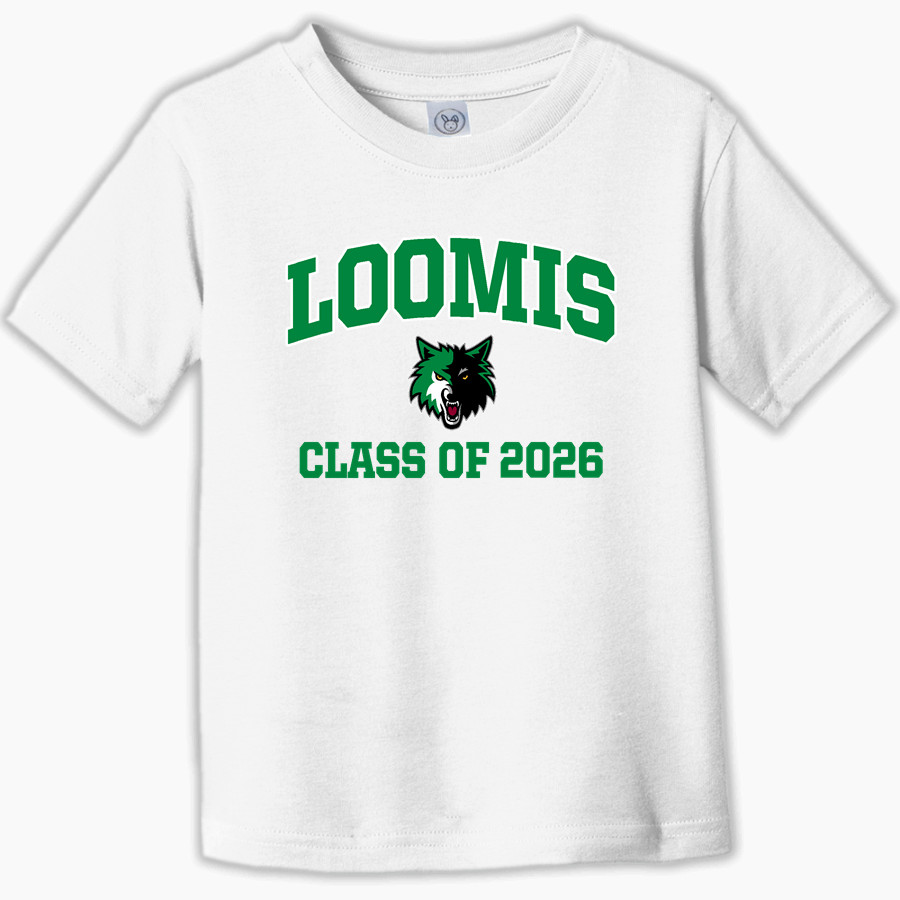 LOOMIS HIGH SCHOOL WOLVES <span class="pdp-name-mascot">LOOMIS WOLVES</span> Rabbit Skins Toddler Fine Jersey T-Shirt