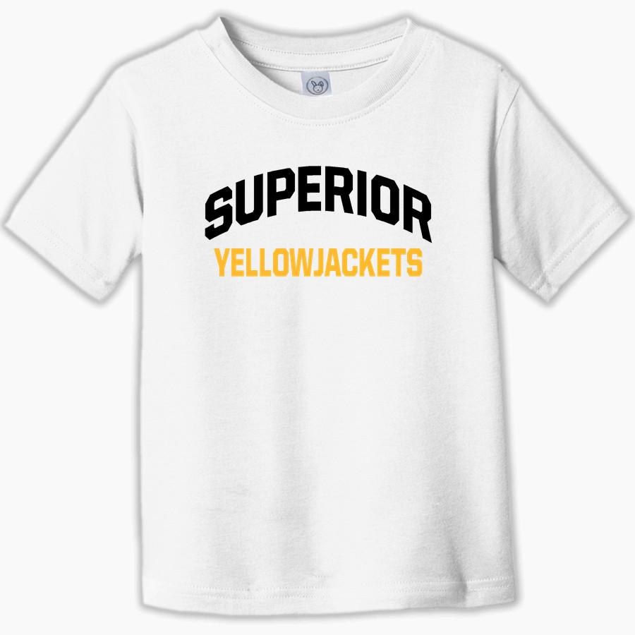 Superior Yellowjackets <span class="pdp-name-mascot">UW Superior Yellowjackets</span> Rabbit Skins Toddler Fine Jersey T-Shirt