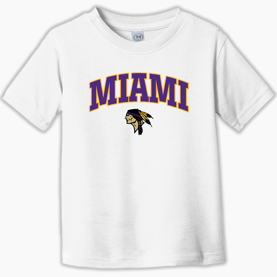 MIAMI HIGH SCHOOL WARRIORS Rabbit Skins Toddler Fine Jersey T-Shirt