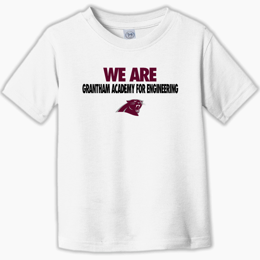 Grantham Academy For Engineering Panthers Rabbit Skins Toddler Fine Jersey T-Shirt