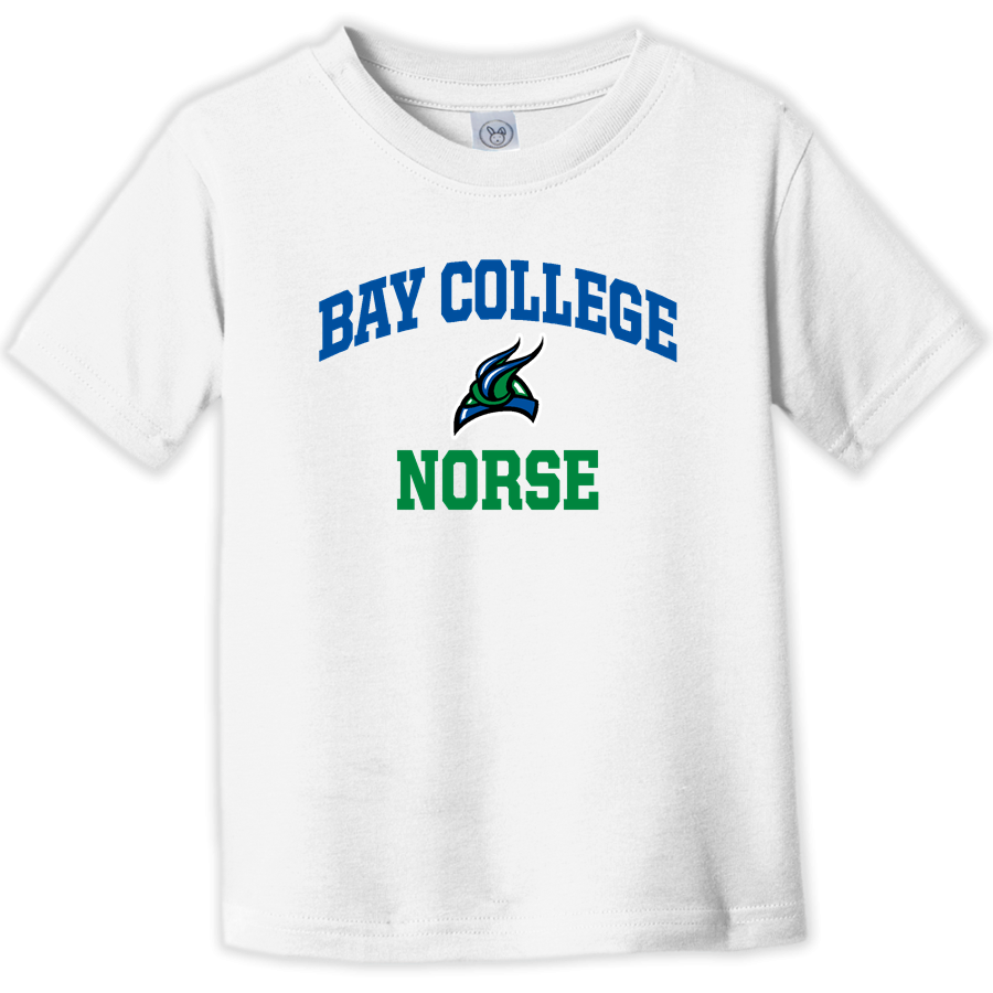 Bay College Norse <span class="pdp-name-mascot">Bay College Norse</span> Rabbit Skins Toddler Fine Jersey T-Shirt