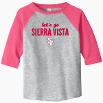 SIERRA VISTA HIGH SCHOOL DONS <span class="pdp-name-mascot">SIERRA VISTA DONS</span> Rabbit Skins Toddler Baseball Fine Jersey T-Shirt Front Thumbnail