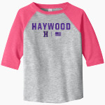 HAYWOOD TOMCATS ONLINE STORE <span class="pdp-name-mascot">HAYWOOD TOMCATS</span> Rabbit Skins Toddler Baseball Fine Jersey T-Shirt Front Thumbnail