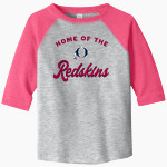 Oneonta Redskins Rabbit Skins Toddler Baseball Fine Jersey T-Shirt Front Thumbnail