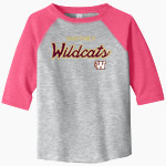 Whitney Wildcats <span class="pdp-name-mascot">Whitney Wildcats</span> Rabbit Skins Toddler Baseball Fine Jersey T-Shirt Front Thumbnail