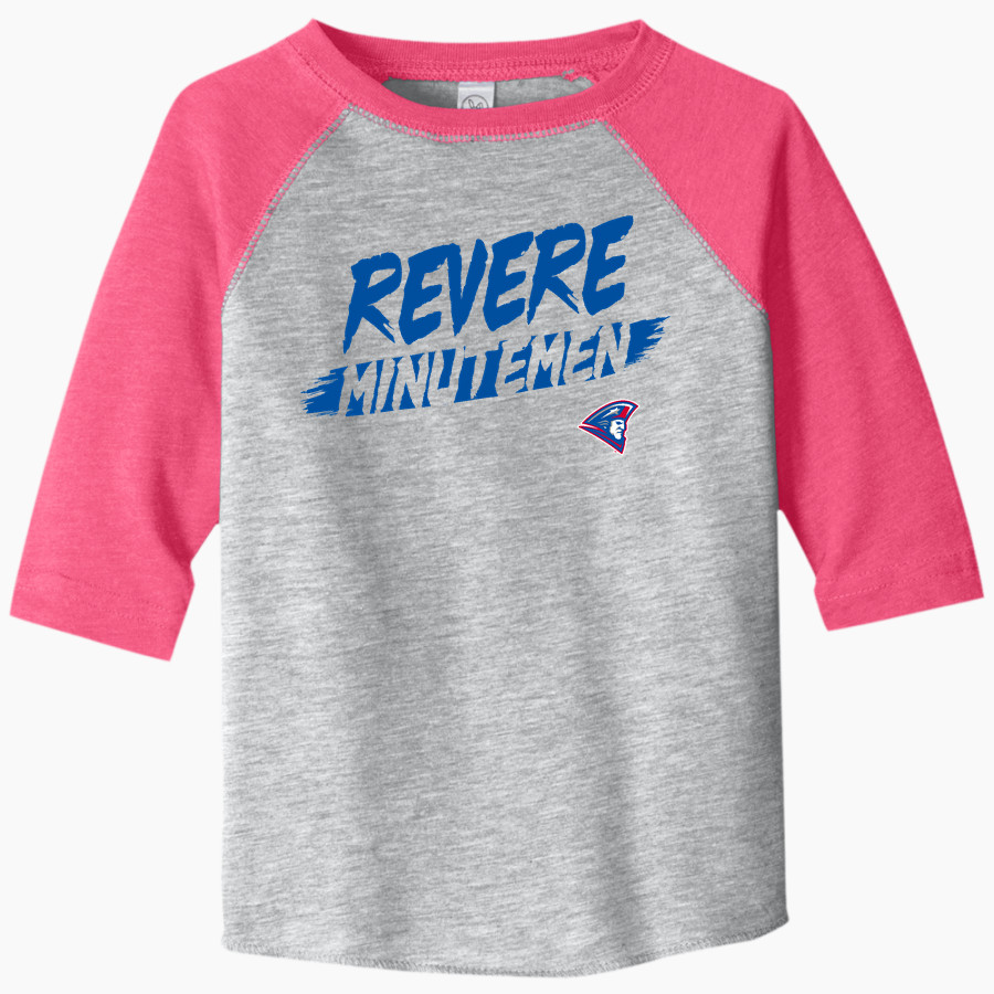 REVERE MINUTEMEN ONLINE STORE Rabbit Skins Toddler Baseball Fine Jersey T-Shirt