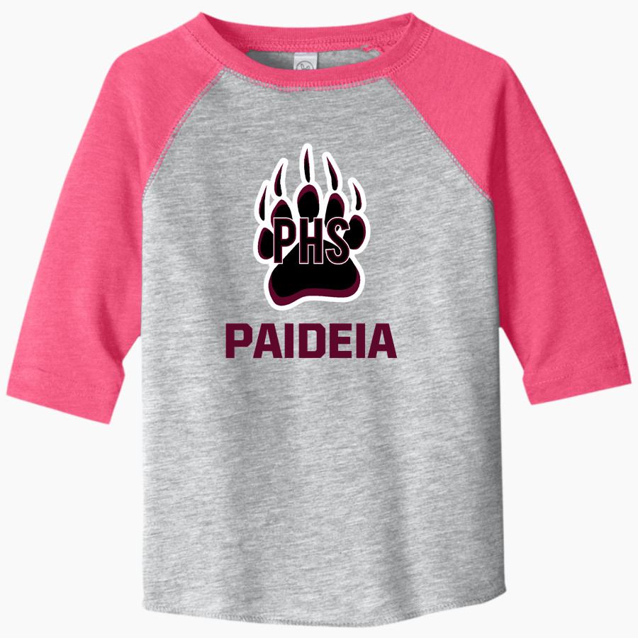 Paideia High Bears <span class="pdp-name-mascot">Paideia High School Bears</span> Rabbit Skins Toddler Baseball Fine Jersey T-Shirt