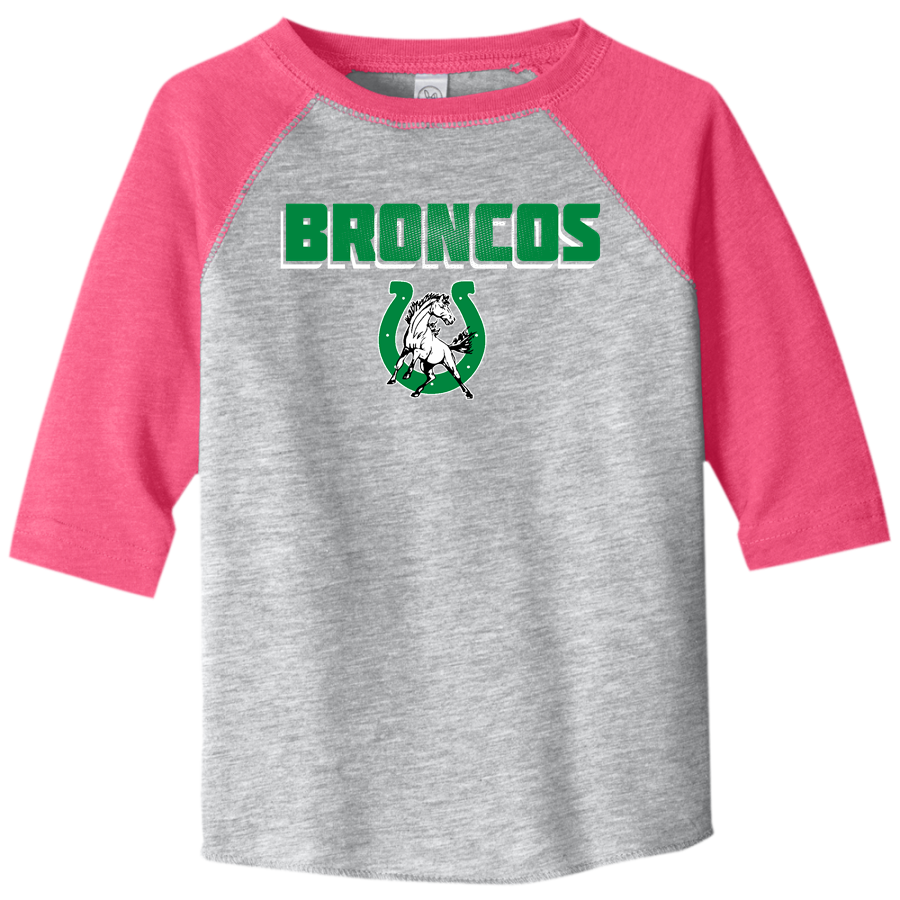 Blackfoot Broncos <span class="pdp-name-mascot">Blackfoot Broncos</span> Rabbit Skins Toddler Baseball Fine Jersey T-Shirt