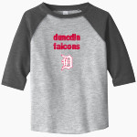 Dunedin Falcons <span class="pdp-name-mascot">Dunedin High School Falcons</span> Rabbit Skins Toddler Baseball Fine Jersey T-Shirt Front Thumbnail
