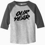 CISTERCIAN PREPARATORY SCHOOL HAWKS Rabbit Skins Toddler Baseball Fine Jersey T-Shirt Front Thumbnail