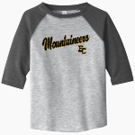 Everest Academy <span class="pdp-name-mascot">Everest Mountaineers</span> Rabbit Skins Toddler Baseball Fine Jersey T-Shirt Front Thumbnail