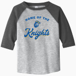 Devonshire Knights <span class="pdp-name-mascot">Devonshire Knights</span> Rabbit Skins Toddler Baseball Fine Jersey T-Shirt Front Thumbnail