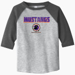 Skyline Gila River Mustangs <span class="pdp-name-mascot">Skyline Mustangs</span> Rabbit Skins Toddler Baseball Fine Jersey T-Shirt Front Thumbnail