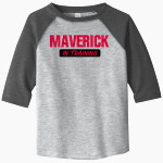 Marshall Mavericks <span class="pdp-name-mascot">Marshall Mavericks</span> Rabbit Skins Toddler Baseball Fine Jersey T-Shirt Front Thumbnail