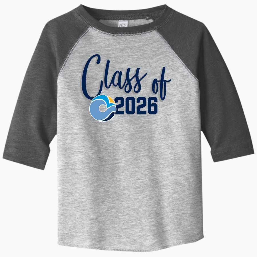 OCEANSIDE UNIFIED OCEANSIDE UNIFIED <span class="pdp-name-mascot">OCEANSIDE UNIFIED SCHOOL DISTRICT</span> Rabbit Skins Toddler Baseball Fine Jersey T-Shirt