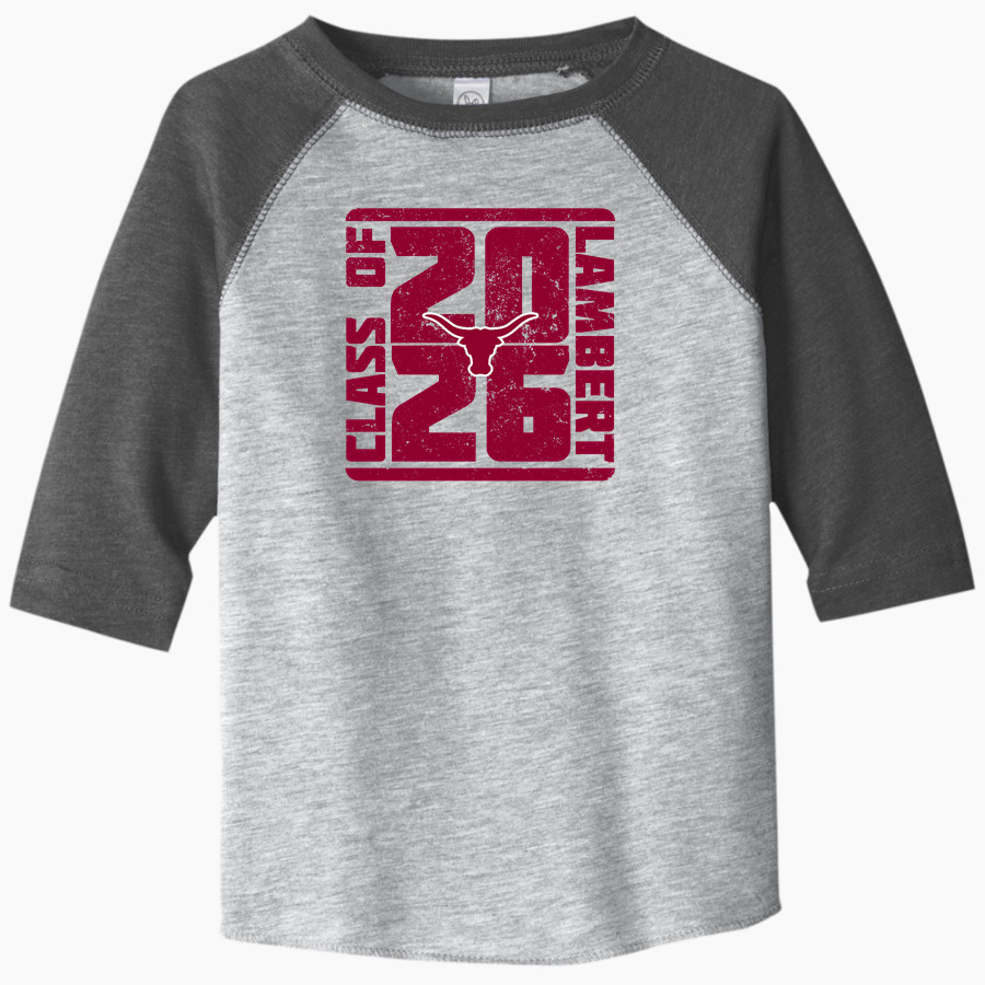 Lambert Longhorns <span class="pdp-name-mascot">Lambert Longhorns</span> Rabbit Skins Toddler Baseball Fine Jersey T-Shirt