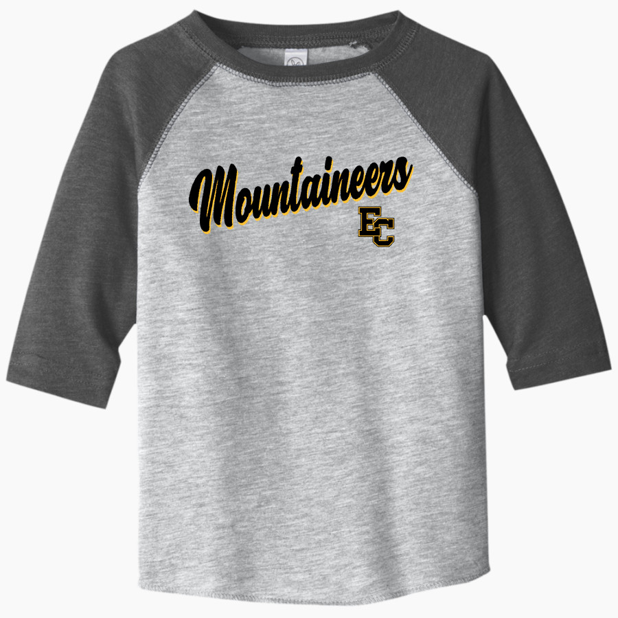 Everest Academy <span class="pdp-name-mascot">Everest Mountaineers</span> Rabbit Skins Toddler Baseball Fine Jersey T-Shirt