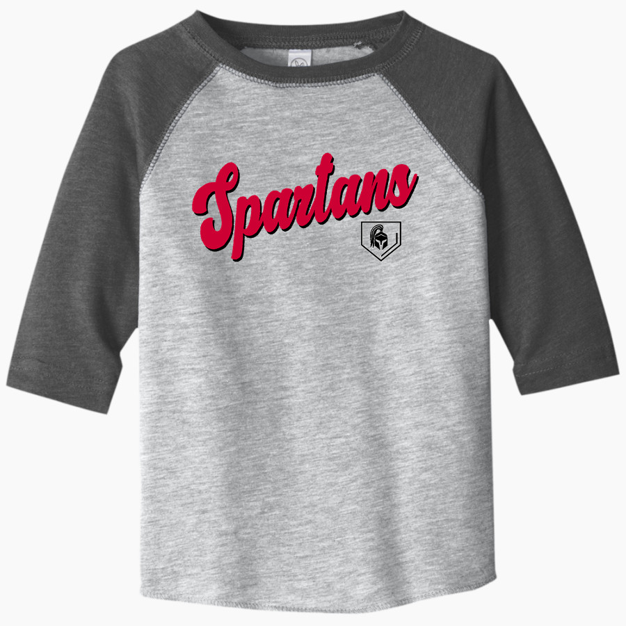 Somers Softball Spartans <span class="pdp-name-mascot">Somers Youth Softball Spartans</span> Rabbit Skins Toddler Baseball Fine Jersey T-Shirt