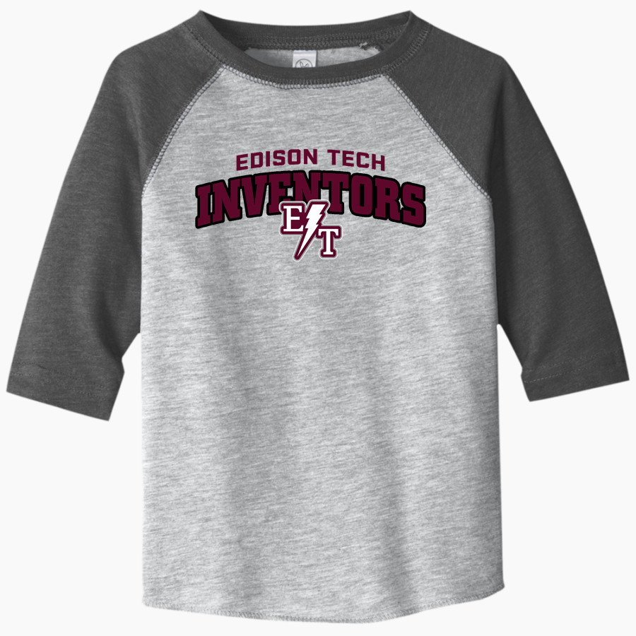 Edison Tech Inventors Rabbit Skins Toddler Baseball Fine Jersey T-Shirt