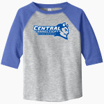 CCSU Blue Devils <span class="pdp-name-mascot">CCSU Blue Devils</span> Rabbit Skins Toddler Baseball Fine Jersey T-Shirt Front Thumbnail
