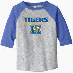 Mercy High School Tigers Online Store Rabbit Skins Toddler Baseball Fine Jersey T-Shirt Front Thumbnail