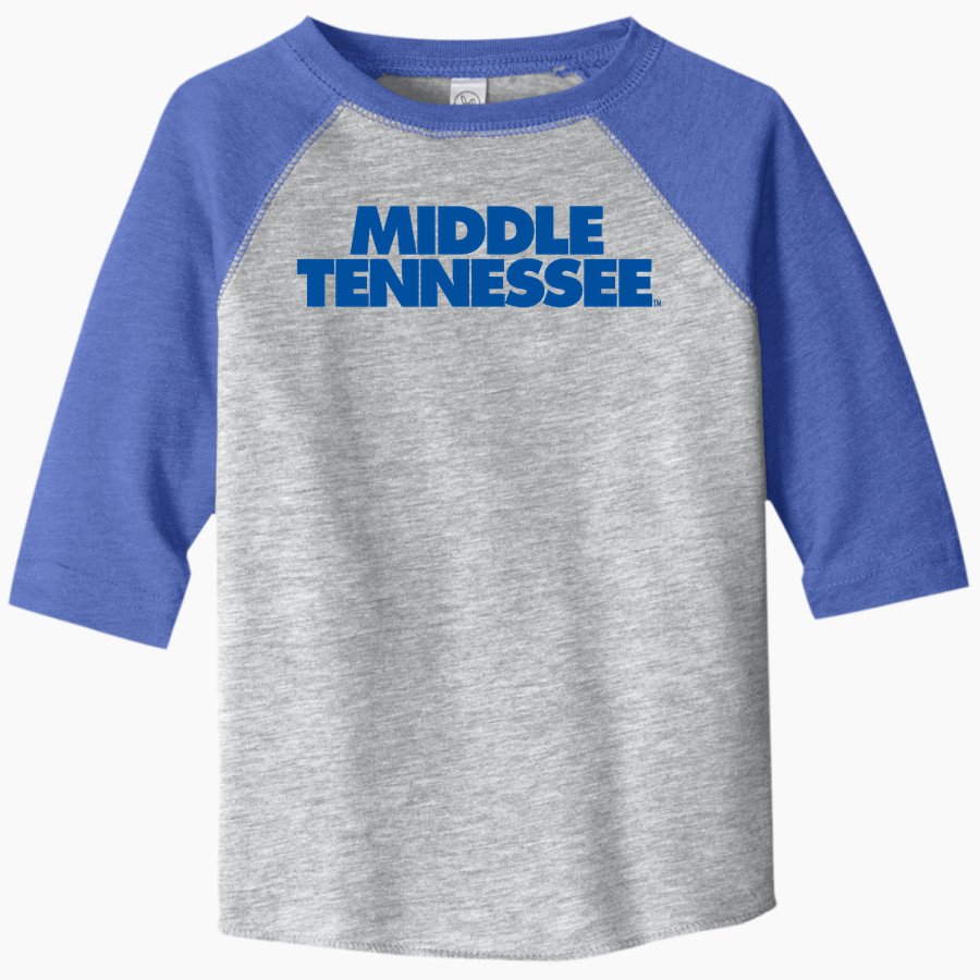 MTSU Blue Raiders Rabbit Skins Toddler Baseball Fine Jersey T-Shirt