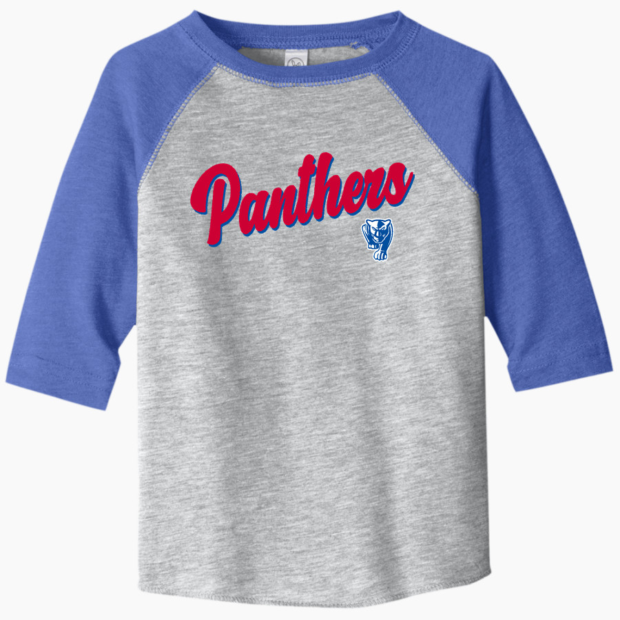 CAMPBELL-SAVONA HIGH SCHOOL PANTHERS <span class="pdp-name-mascot">CAMPBELL - SAVONA PANTHERS</span> Rabbit Skins Toddler Baseball Fine Jersey T-Shirt