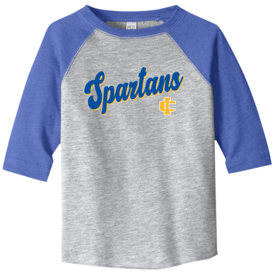Imlay City Spartans <span class="pdp-name-mascot">Imlay City Spartans</span> Rabbit Skins Toddler Baseball Fine Jersey T-Shirt
