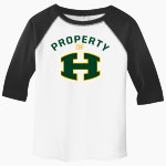HARLETON HIGH SCHOOL WILDCATS Rabbit Skins Toddler Baseball Fine Jersey T-Shirt Front Thumbnail