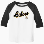 ST AMANT HIGH SCHOOL GATORS <span class="pdp-name-mascot">ST AMANT GATORS</span> Rabbit Skins Toddler Baseball Fine Jersey T-Shirt Front Thumbnail
