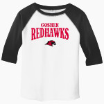 Goshen RedHawks <span class="pdp-name-mascot">Goshen RedHawks</span> Rabbit Skins Toddler Baseball Fine Jersey T-Shirt Front Thumbnail