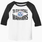 Tri Star Softball Warriors <span class="pdp-name-mascot">Tri Star Softball Warriors</span> Rabbit Skins Toddler Baseball Fine Jersey T-Shirt Front Thumbnail