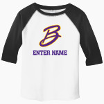 BELLBROOK GOLDEN EAGLES The Official Online Store <span class="pdp-name-mascot">BELLBROOK GOLDEN EAGLES</span> Rabbit Skins Toddler Baseball Fine Jersey T-Shirt Front Thumbnail