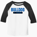 Barton College Official Store of the Bulldogs <span class="pdp-name-mascot">Barton Bulldogs</span> Rabbit Skins Toddler Baseball Fine Jersey T-Shirt Front Thumbnail