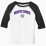 North Creek Jaguars <span class="pdp-name-mascot">North Creek Jaguars</span> Rabbit Skins Toddler Baseball Fine Jersey T-Shirt Front Thumbnail