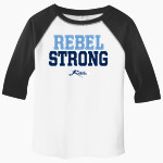 PATRICK HENRY HIGH SCHOOL REBELS <span class="pdp-name-mascot">PATRICK HENRY REBELS</span> Rabbit Skins Toddler Baseball Fine Jersey T-Shirt Front Thumbnail