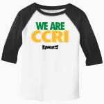 Community College of Rhode Island Knights <span class="pdp-name-mascot">COMMUNITY COLLEGE OF RHODE ISLAND Knights</span> Rabbit Skins Toddler Baseball Fine Jersey T-Shirt Front Thumbnail