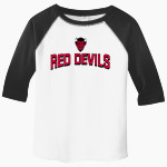 Chaffee Red Devils <span class="pdp-name-mascot">Chaffee Schools Red Devils</span> Rabbit Skins Toddler Baseball Fine Jersey T-Shirt Front Thumbnail