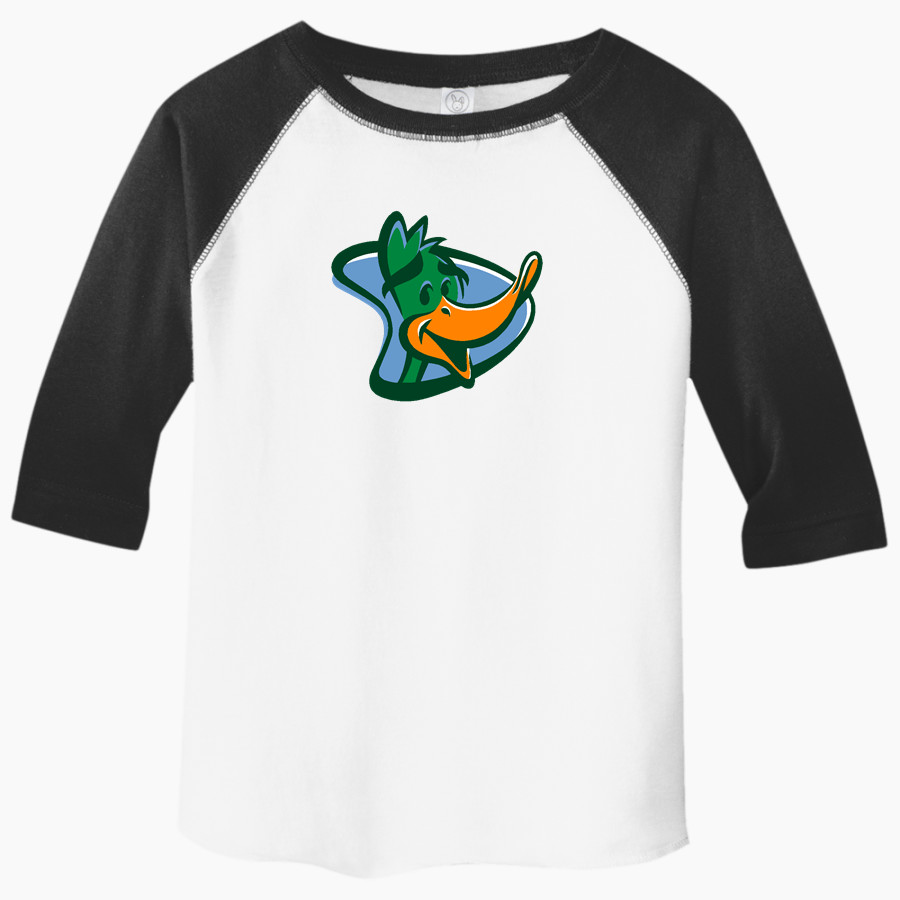 Delta College Pioneers <span class="pdp-name-mascot">Delta College Athletics Pioneers</span> Rabbit Skins Toddler Baseball Fine Jersey T-Shirt