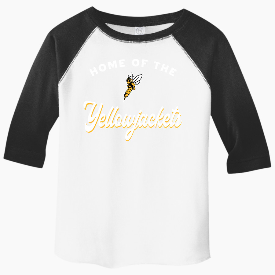 Superior Yellowjackets <span class="pdp-name-mascot">UW Superior Yellowjackets</span> Rabbit Skins Toddler Baseball Fine Jersey T-Shirt