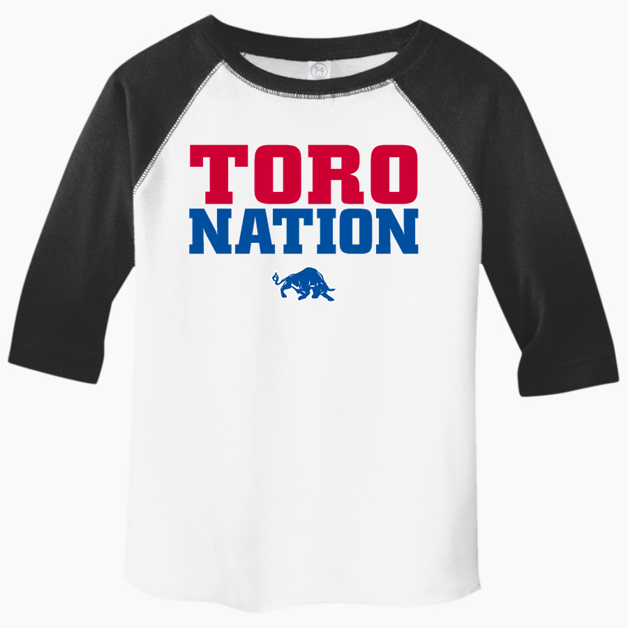 MOUNTAIN VIEW HIGH SCHOOL TOROS <span class="pdp-name-mascot">MOUNTAIN VIEW TOROS</span> Rabbit Skins Toddler Baseball Fine Jersey T-Shirt