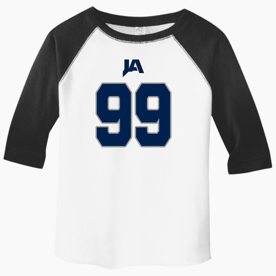 JACKSON ACADEMY RAIDERS <span class="pdp-name-mascot">JACKSON ACADEMY RAIDERS</span> Rabbit Skins Toddler Baseball Fine Jersey T-Shirt