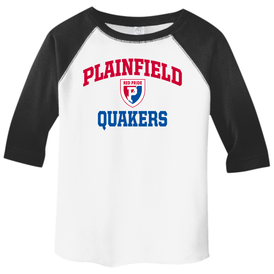 Plainfield Quakers <span class="pdp-name-mascot">Plainfield Quakers</span> Rabbit Skins Toddler Baseball Fine Jersey T-Shirt
