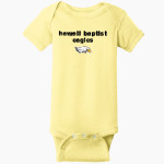 Hawaii Baptist Eagles <span class="pdp-name-mascot">HBA Eagles</span> Rabbit Skins Infant Short Sleeve Baby Rib Onesie Front Thumbnail