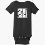 Cornell Rams <span class="pdp-name-mascot">Cornell Rams</span> Rabbit Skins Infant Short Sleeve Baby Rib Onesie Front Thumbnail