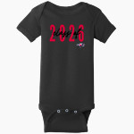 CENTRAL CATHOLIC HIGH SCHOOL EAGLES <span class="pdp-name-mascot">CENTRAL EAGLES</span> Rabbit Skins Infant Short Sleeve Baby Rib Onesie Front Thumbnail